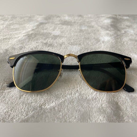 Ray-Ban Black Clubmaster Sunglasses. - Picture 5 of 11